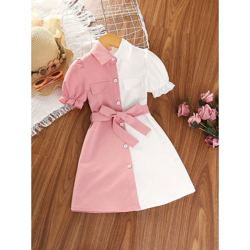 Vestido de Moda Coreano para Meninas - Ideal para Aniversários!