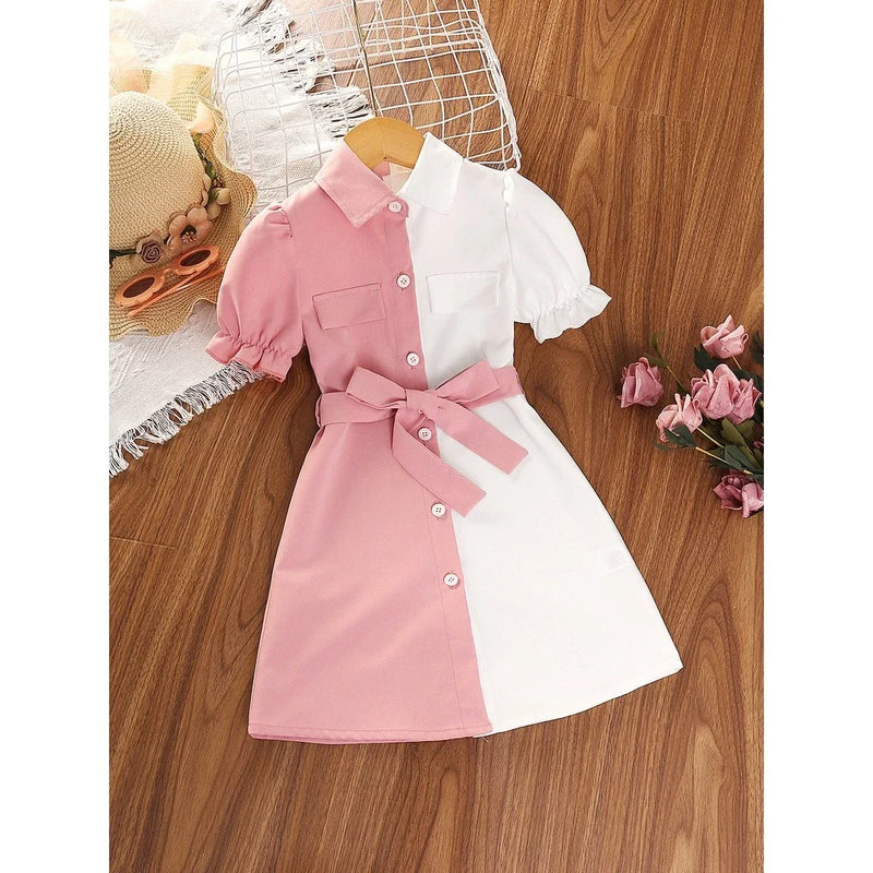 Vestido de Moda Coreano para Meninas - Ideal para Aniversários!